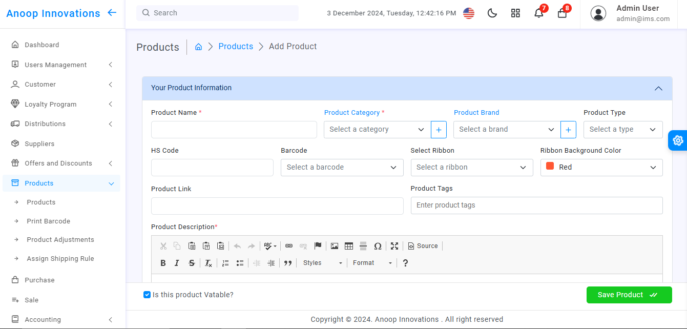 Project Dashboard Screenshot -3