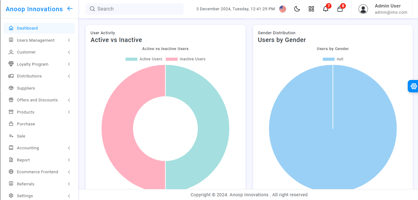 Project Dashboard Screenshot -4